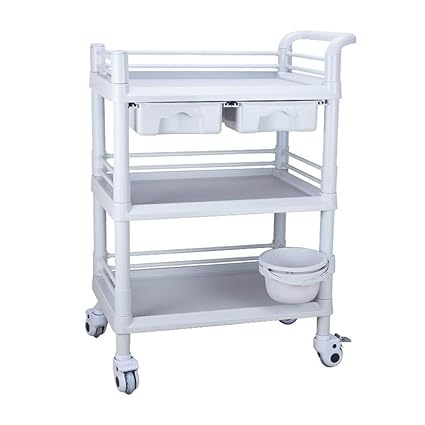 Amazon Com Kitchen Storage Trolley Cart With Drawers With