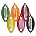 Set of 6 Mini Banana Clips - Bright 2