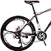 Max4out Mountain Bike 21 Speed 26 inch Shining SYS Double Disc Brake Suspension Fork Rear Suspension Anti-Slip Bikes Redthumb 1
