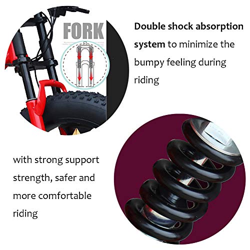 26 inch Mountainbike, 24-Speed Mountainbike voor Volwassenen, Carbon Stalen Frame, Full Suspension Schijfremmen Hardtail… - Image 4