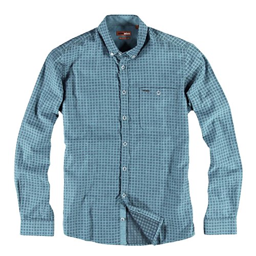 emilio adani Herren Hemd langarm, 22940, Türkis