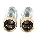 MPLUS 2PCS Garden Hose Kink Protector and Faucet Extension With Coil Spring And Brass Coupling, Garden Hose Extension Adapter