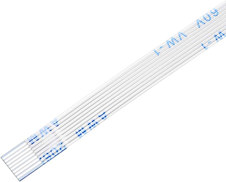 sourcing map Flexible Flat Cable, 8 Pins 0.5mm Pitch 150mm FPC FFC Flexible Ribbon Cable for LCD TV DVD Player Laptop 20Pcs (B Type) - Image 5