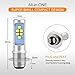 P15D LED Motorcycle Headlight Bulb, Extremely Bright 1500 Lumens Xenon White 6000K 12V H6M Motorbike Headlamp with High Low Beam – 1 Year Warranty