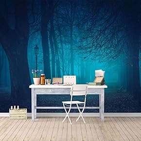 Wall Mural Moonlit Night Removable Wallpaper Wall Sticker for Bedroom Living Room - 66x96 inches