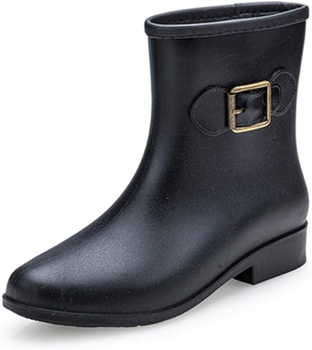 レインブーツ レディース 長靴 おしゃれ ブーツ 雪 履き口 ゆったり 長靴 おしゃれな レインシューズ レイン 防水 ブーツ かわいい エンジニア 厚底 長くつ ショートブーツ ながぐつ 痛くない 雨靴 軽量 レインシューズ Amazon