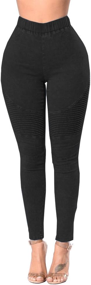 Xudom Womens Skinny Jeans Leggings High Waisted Stretch Denim Butt Lift Pencil Jeggings