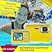 PowMax HH-J52 Underwater Action Camera Waterproof Dustproof Kids Camera Camcorder 5M Pixels (Yellow)
