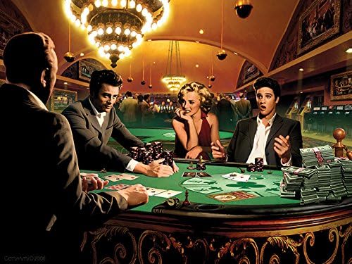 Chris Consani Royal Flush 60x80cm Canvas Print, Multi-Colour