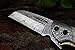 DKC Knives (2 5/18) Sale DKC-113-X DUST Bowl Damascus 4.5' Folded 7.25