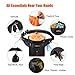 HICOBOS Dog Treat Training Pouch with Poop Bag Dispenser, 5 Pockets Well Organized Pup Reward Pouch Waist Pack, 6-in-1 Hands Free for Sports to Carry Treats, Toys, Phones, Earbuds, Waste Bags & Bowls