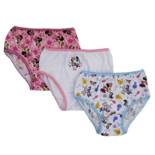Disney Baby Girls 3 Pack Minnie Mouse Underwear Toddler 5T