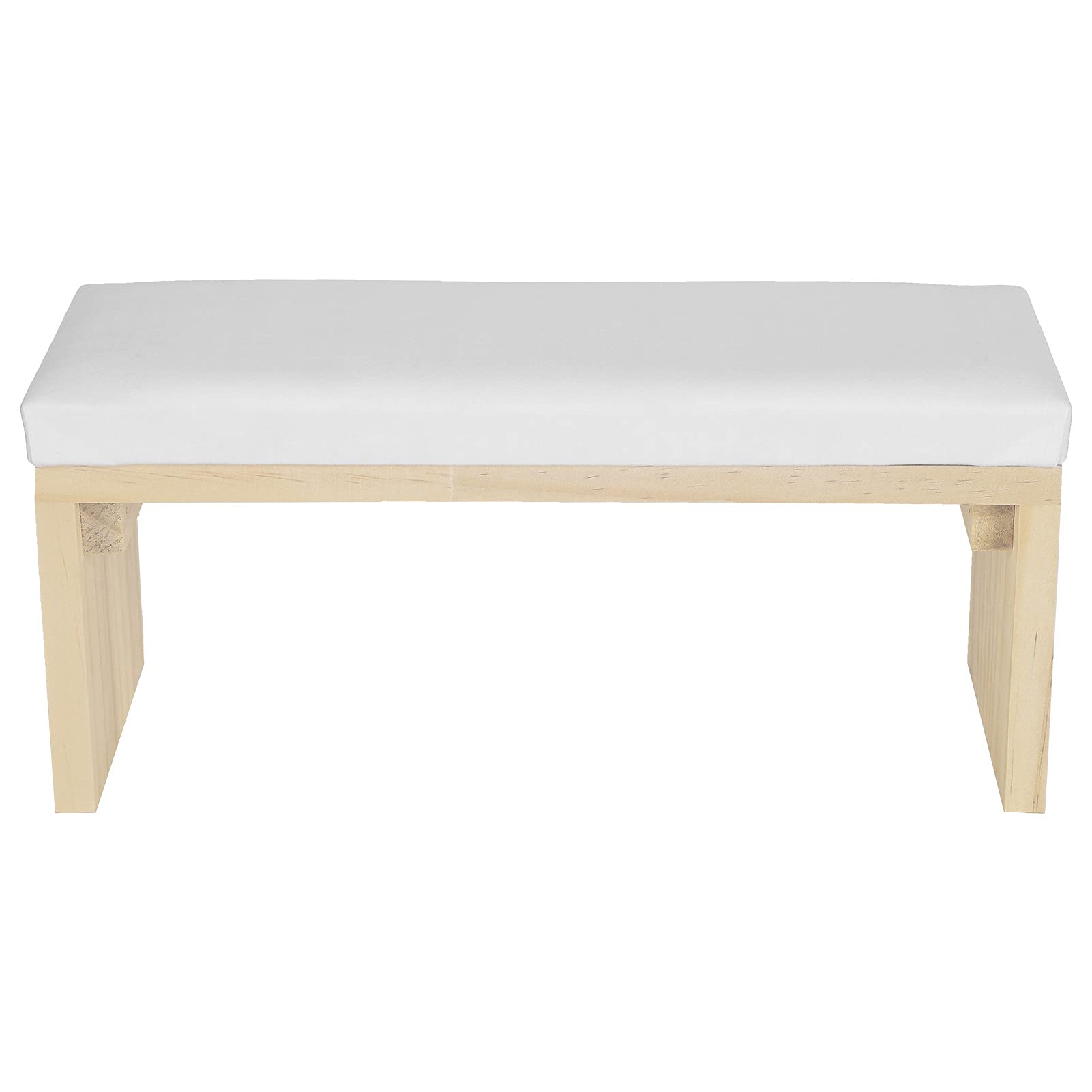 Nail Arm Rest, Wooden Manicure Pillow Stand Nail Art Hand Pillow Mat Soft Comfortable PU Leather Wooden Stand Arm Rest Cushion for Nail Salon (White)