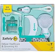 Safety 1st Deluxe Healthcare & Grooming Kit, Pyramids Aqua, Pyramids Aqua, One Size