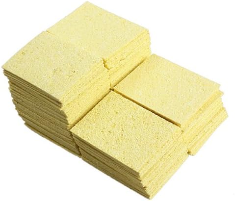 100Pcs Super Warming Heat-resistant Compressed Sponge for Solder Cleaning -Ez2Shop