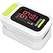 NURSAL Fingertip Pulse Oximeter Blood Oxygen Saturation Monitor with Carrying Case & Lanyard, White