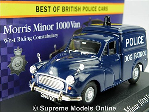 MORRIS MINOR VAN MODEL WEST RIDING POLICE 1:43 SCALE CORGI VANGUARDS ATLAS T3Z