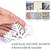 OCATO 275 Pcs Christmas Window Clings Static Snowflakes Window Clings Decals Stickers Christmas Window Decorations Indoor Merry Christmas Winter Wonderland Decorations Ornaments Party Supplies