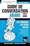 Guide de conversation Français-Arabe égyptien et vocabulaire thématique de 3000 mots (French Edit by Andrey Taranov