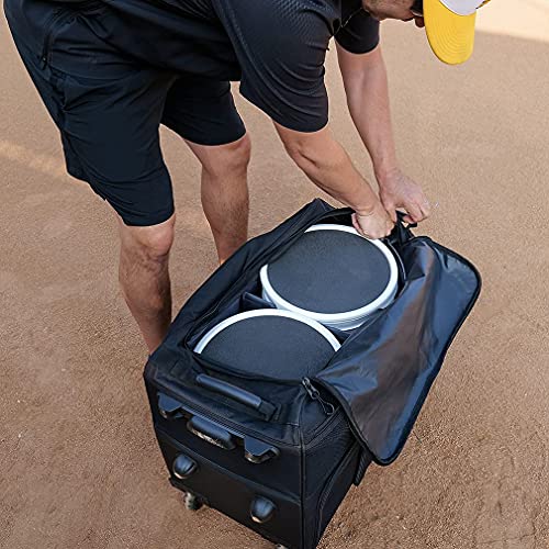 Rolling Baseball Coach Bag Caddy 2021 Carry Case for