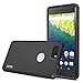 Huawei Google Nexus 6P Case, OMOTON High Impact Resistant Fully Protective Dual Layer Case with [Soft TPU Interior] [Durable PC Exterior] [Fashion Design], Black