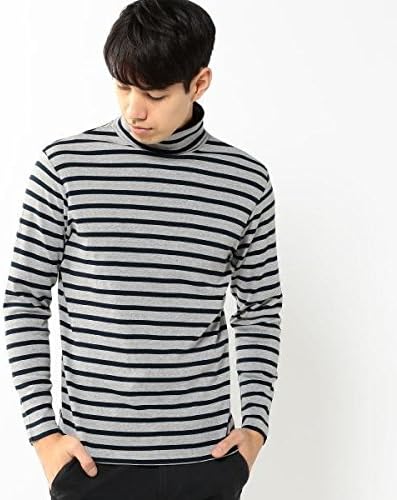 Amazon コーエン メンズ Coen フライスボーダータートルネック Navy L Tシャツ カットソー 通販