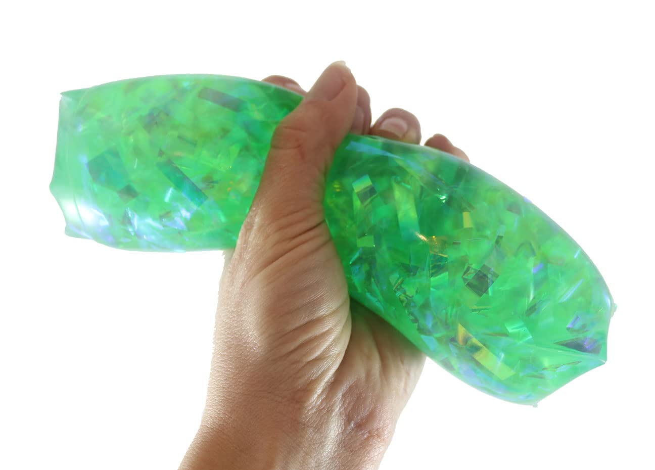 View 1 of 1 Super Long Huge Jumbo Water Trick Snake Filled with Sparkle Streamers - Stress Toy - Slippery Tricky Wiggly Wiggler Tube - Squishy Wiggler Sensory Fidget Ball Can't Hold (1 Random Color)