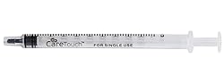 Care Touch CTSLS1-VC Luer Slip Syringe 1ml - 100ct