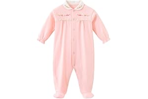 BABYMINE Infant Baby Girl Boy Onesie Cotton Newborn Outfit Bodysuit Jumpsuit Long Sleeve Romper