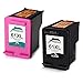 FreeSUB 1 Balck+1 Tri-Color High Yield Remanufactured Ink Cartridge Replacement for HP 61XL with Ink Level Display for HP Deskjet 1000 1512 2540 3050 3510 Envy 4500 5530 5534 Officejet 4630 2620 4632