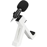 Amazon Basics Microphone for Smartphones with Clip - White