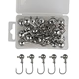 Goture Jig Hooks Set Kit With Fishing Tackle Box Fish Head Hooks