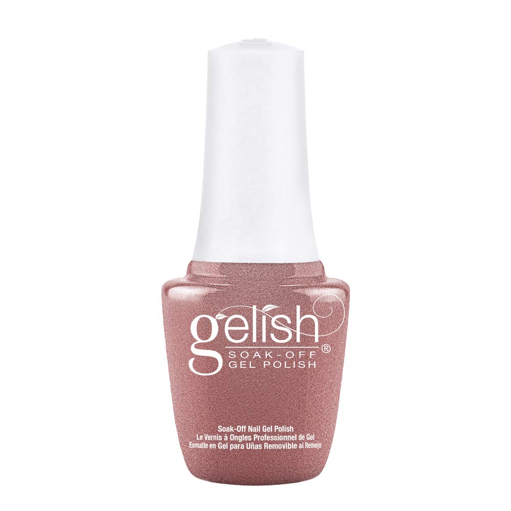 Gelish Mini Gel Nail Color - Soak Off Polish, Long-Lasting, Vibrant Color, Professional Quality, High Shine, Chip-Resistant (Glamour Queen, 9mL)