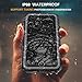 Oterkin iPhone 7 Plus Waterproof Case,iPhone 8 Plus Waterproof Case Full Body 360° Protective Shockproof Dirtproof Sandproof IP68 Phone Case for iPhone 7 Plus/iPhone 8 Plus(5.5') (Black/Grey/Clear)