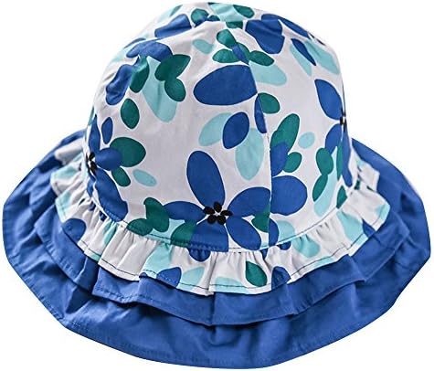 Toubaby Kid Girl's Summer Hats Baby Flower Sunhats Cotton 0-6T (3-6M)