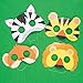 Safari Animal Party 16 Guest - Great for Jungle or Zoo Themed Birthday - Plates, Cups, Napkins, Tablecloth, Balloons, Masks, Tattoos, Loot Bags, Candles, Blowouts, Cutlery - Spoons, forks, Knives