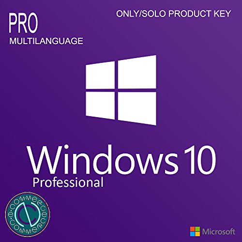SOFTWARE MICROSOFT LICENSE PRODUCT KEY WINDOWS WIN 10 PRO 32/64 BIT (NOT DISK) + ISO