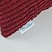 CaliTime Throw Pillow Covers Pack of 2 Comfy Corduroy Corn Striped Waffle Decorative Cushion Cases for Couch Sofa Bed Farmhouse 18 X 18 Inches Burgundy
