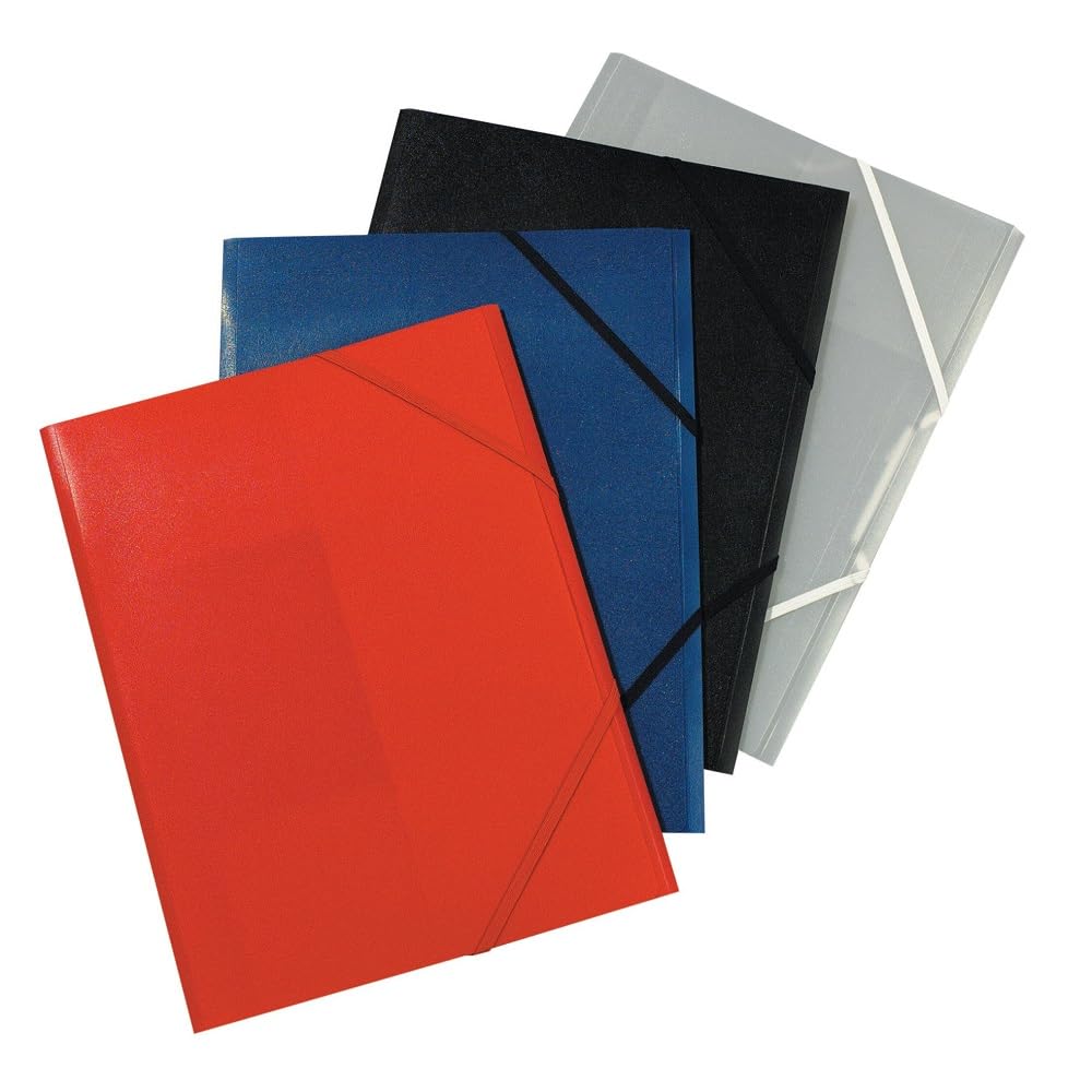 Herlitz A4 Polypropylene Wallet Folder - Assorted Colors (3 Pieces)