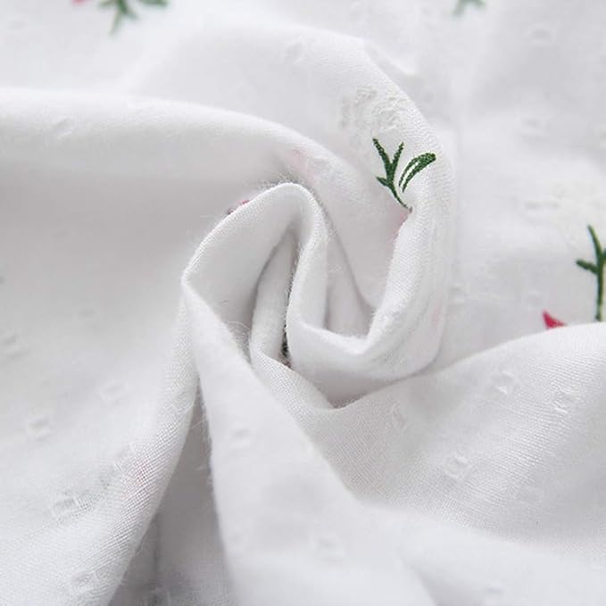 Yuyuando Robe Bebe Filles Ete Princess Ceremonie Premium 100 Coton Melange Tres Doux Robe De Bapteme Anniversaire Naissance 3 24 Mois Fleur Manches Court Cadeau Bapteme Bebe Robes Bebe Fille 0 24m Dwteam In