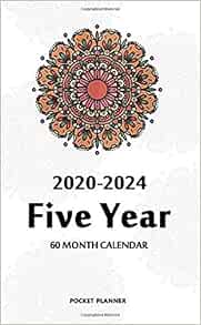 2020-2024 Pocket Planner: Five Year Monthly Calendar Planner Small Personalized Notebooks 60 2020-2024 Pocket Planner: Five Year Monthly Calendar Planner Small Personalized Notebooks 60