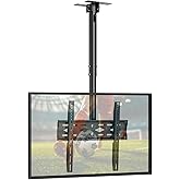JXMTSPW TV Ceiling Mount for 26-68 inch Flat Screen Fits Most LCD LED OLED 32 43 50 55 60 65" TVs Monitor, Full Motion Height
