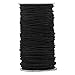 Outus 100 Yards 2 mm Elastic Cord Stretch String Elastic Beading Cord Craft Thread for Jewelry Making(Black,0.08 Inches)