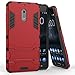 Nokia 6 Case, MicroP Dual Layer Armor Hard Slim Hybrid Kickstand Phone Cover Case for Nokia 6 (Red Kickstand Case)
