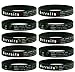 Inkstone (10-pack) Serenity Prayer Silicone Bracelets - Wholesale Silicone Wristbands in Bulk Lot - Mixed Adult Sizes for Teens Men Women