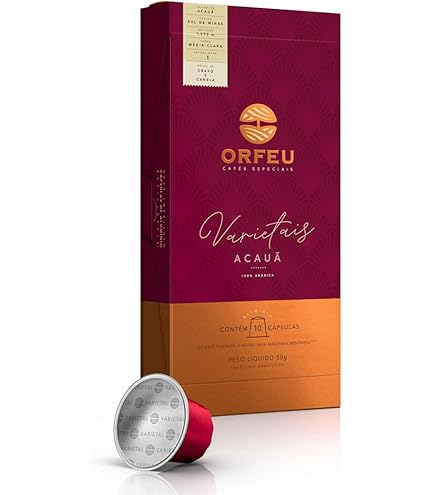 Cápsulas de Café Arara Orfeu, Compatíveis com Nespresso, Contem 10