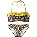 Bandeau Bikini Set, Rainbow Reef Top, Rainbow Reef Bottom, Girl's Medium