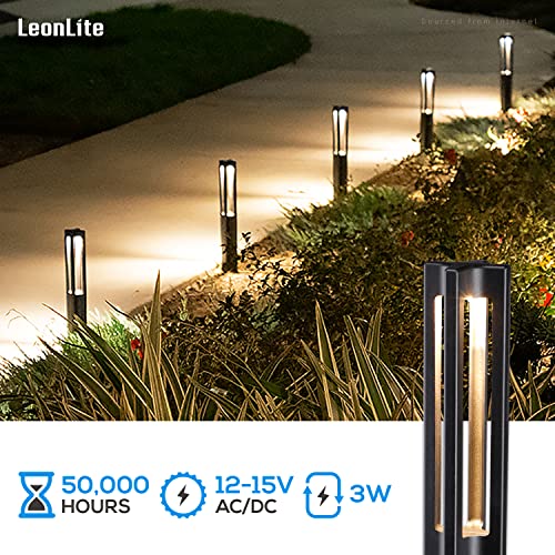 LEONLITE 12Pack Low Voltage Landscape Lights, Unique Lighting Effects