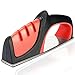 BoxLegend Knife Sharpener 3-in-1 Sharpening System for All-Sized Household Knives Kitchen Knife Sharpening(Black)