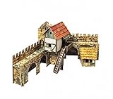 KERANOVA Clever Paper The Medieval Town Square Actors 3D Puzzle